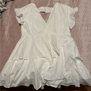 NWT Anthropology white dress